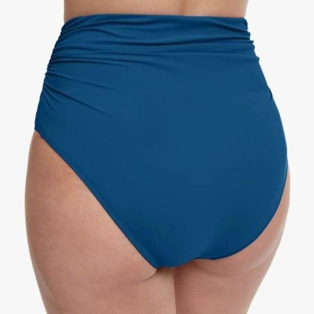 Profile By Gottex NWT Sz 16  Petrol Tutti Frutti High Waist Swim Bottom - Picture 9 of 10
